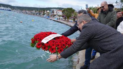 Mübadelenin 103. yılı anısına çelenk bırakıldı