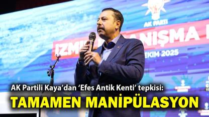 AK Partili Kaya'dan 'Efes Antik Kenti' tepkisi: Tamamen manipülasyon