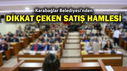 Karabağlar Belediyesi'nden dikkat çeken satış hamlesi
