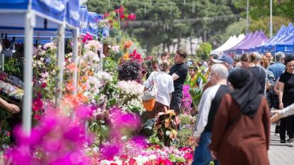 İzmir çiçek gibi açtı