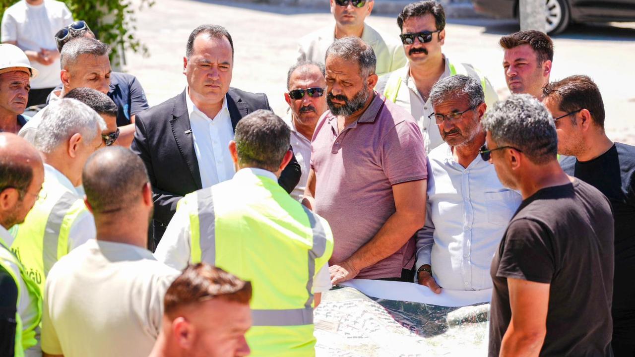 Başkan Dutlulu inceledi: Akgedik TOKİ 2. Etap’ta altyapı hamlesi