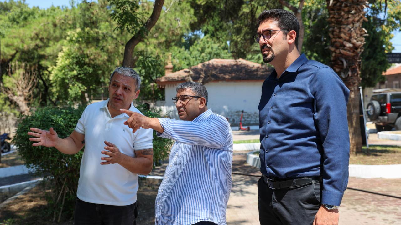 Buca’da Başkan Vekili Benzer sahaya indi