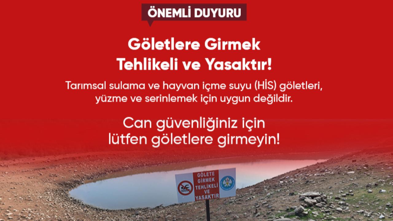 Büyükşehir’den hayati uyarı