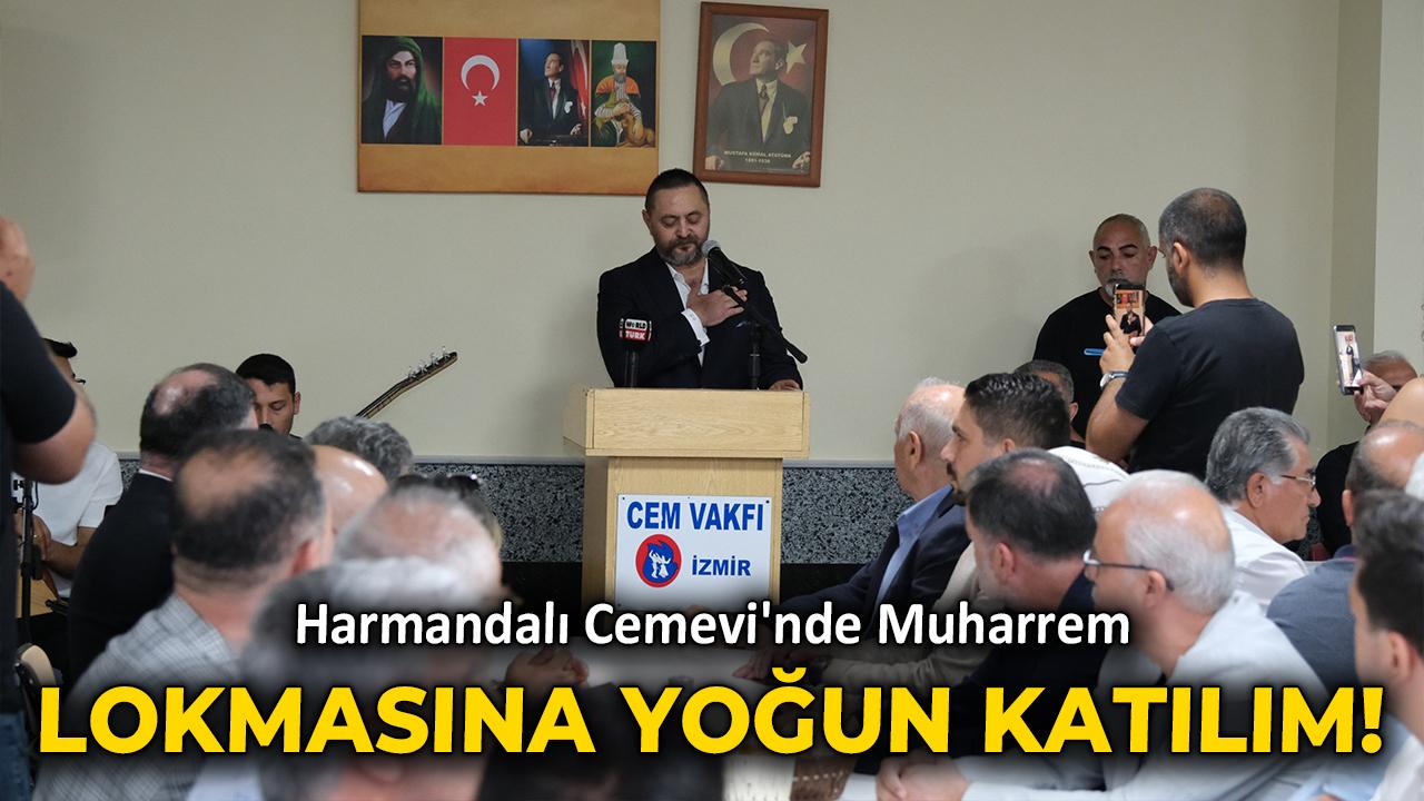 Harmandalı Cemevi'nde Muharrem lokmasına yoğun katılım!
