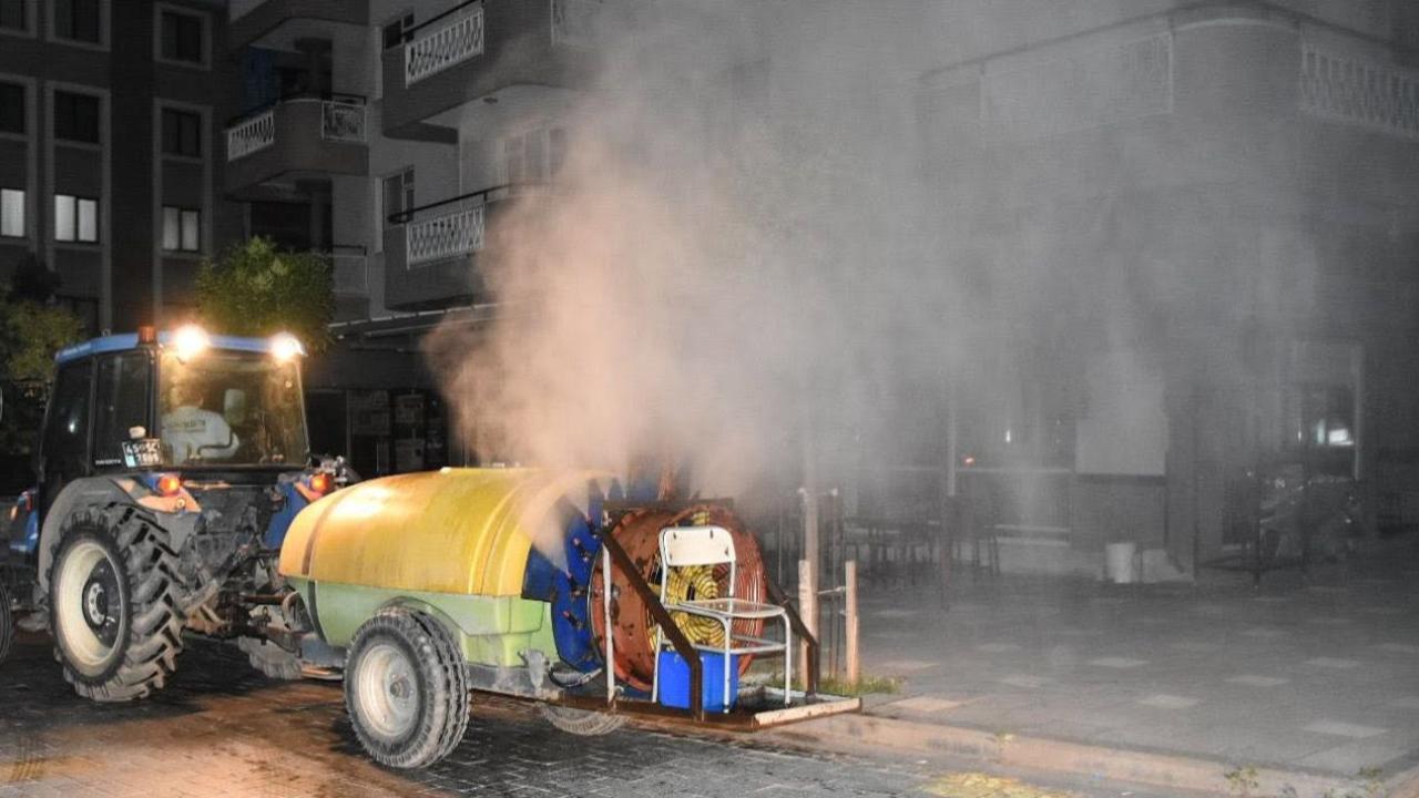 Manisa'da 17 ilçede kesintisiz ilaçlama seferberliği