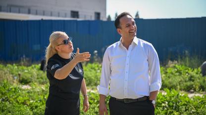 Altındağ Kent Bostanı’nda ilk hasat heyecanı