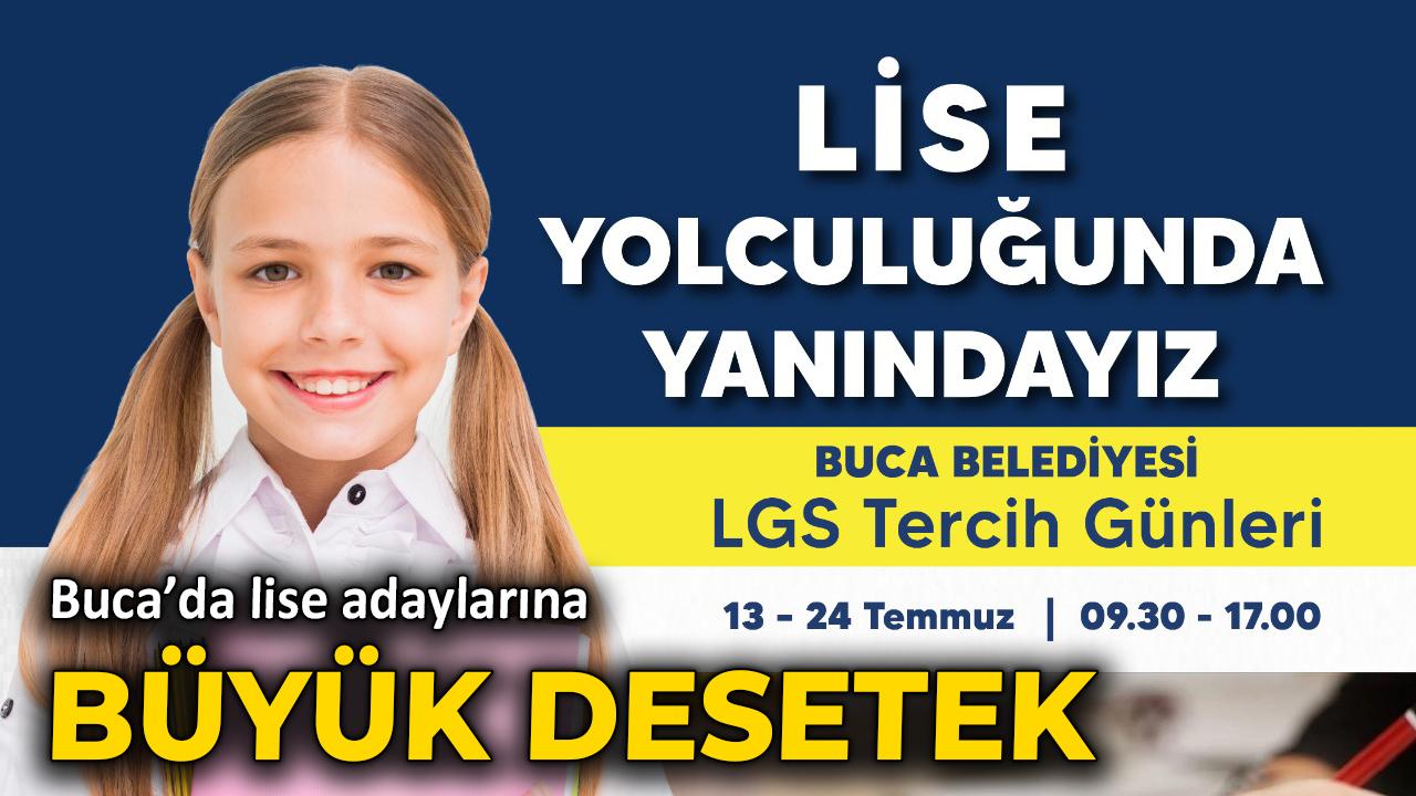 Buca Belediyesi’nden lise adaylarına büyük destek