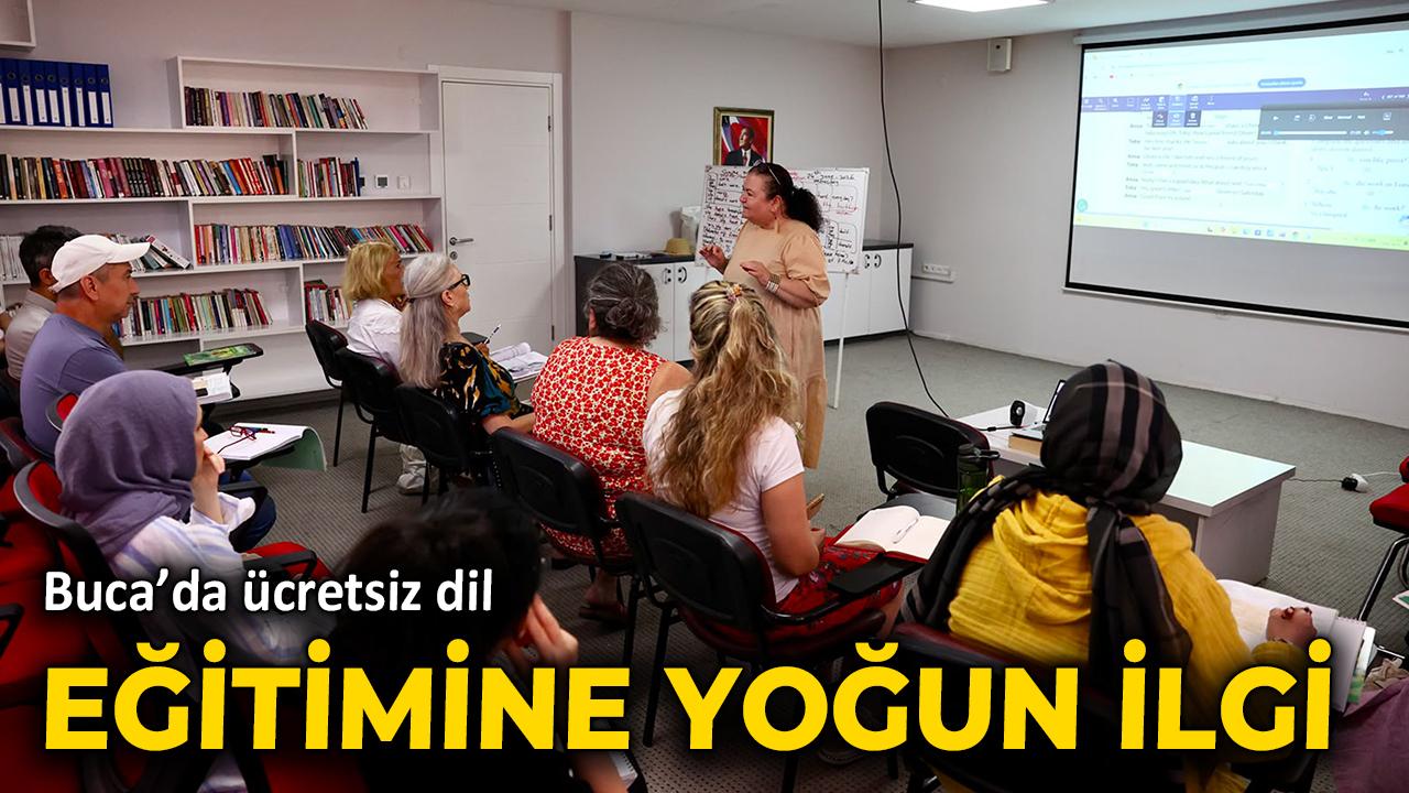 Buca’da ücretsiz dil eğitimine yoğun ilgi