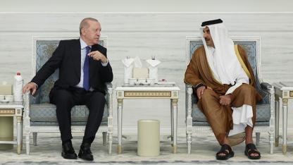 Cumhurbaşkanı Erdoğan, Katar Emiri Temim ile görüştü