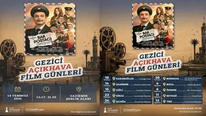 Gezici Açıkhava Film Günleri İzmir'i dolaşıyor