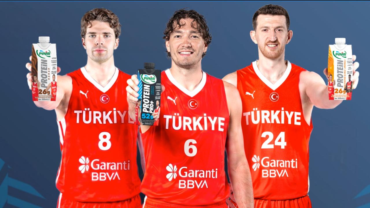 Pınar Süt’ten Türkiye Basketbol Milli Takımı’na destek