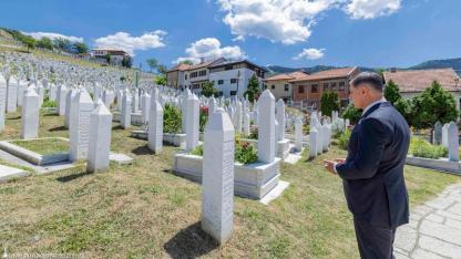 Başkan Tugay Srebrenica Katliamı’nı anma törenlerine katıldı