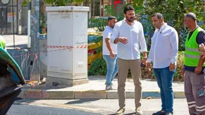 Başkan Uzun asfalt çalışmalarını yerinde inceledi
