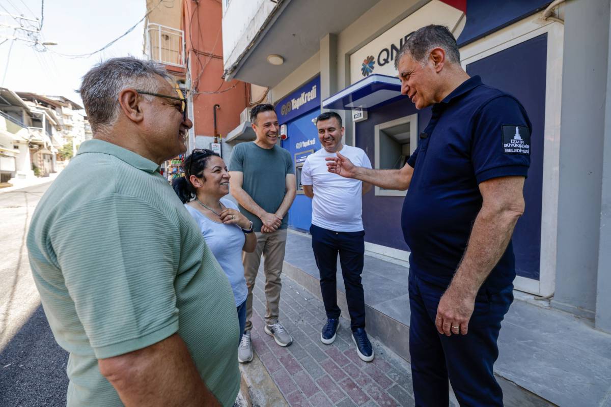Tugay sahada inceledi: İzmir’in yollarında yoğun çalışma