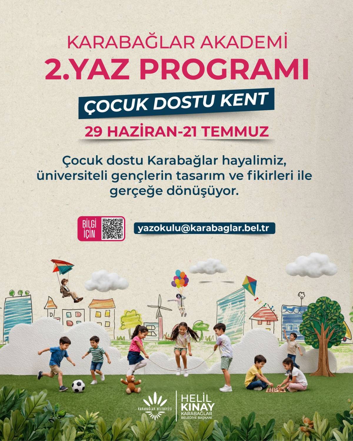 Karabağlar'ın geleceği çocukların gözünden tasarlanacak