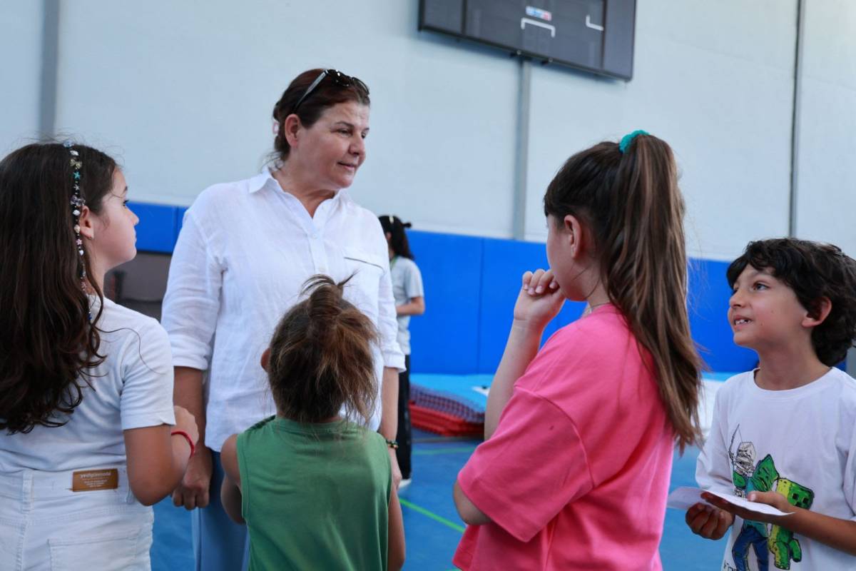 Foça'da çocukların sportif yetenekleri bilimsel testlerle ölçüldü