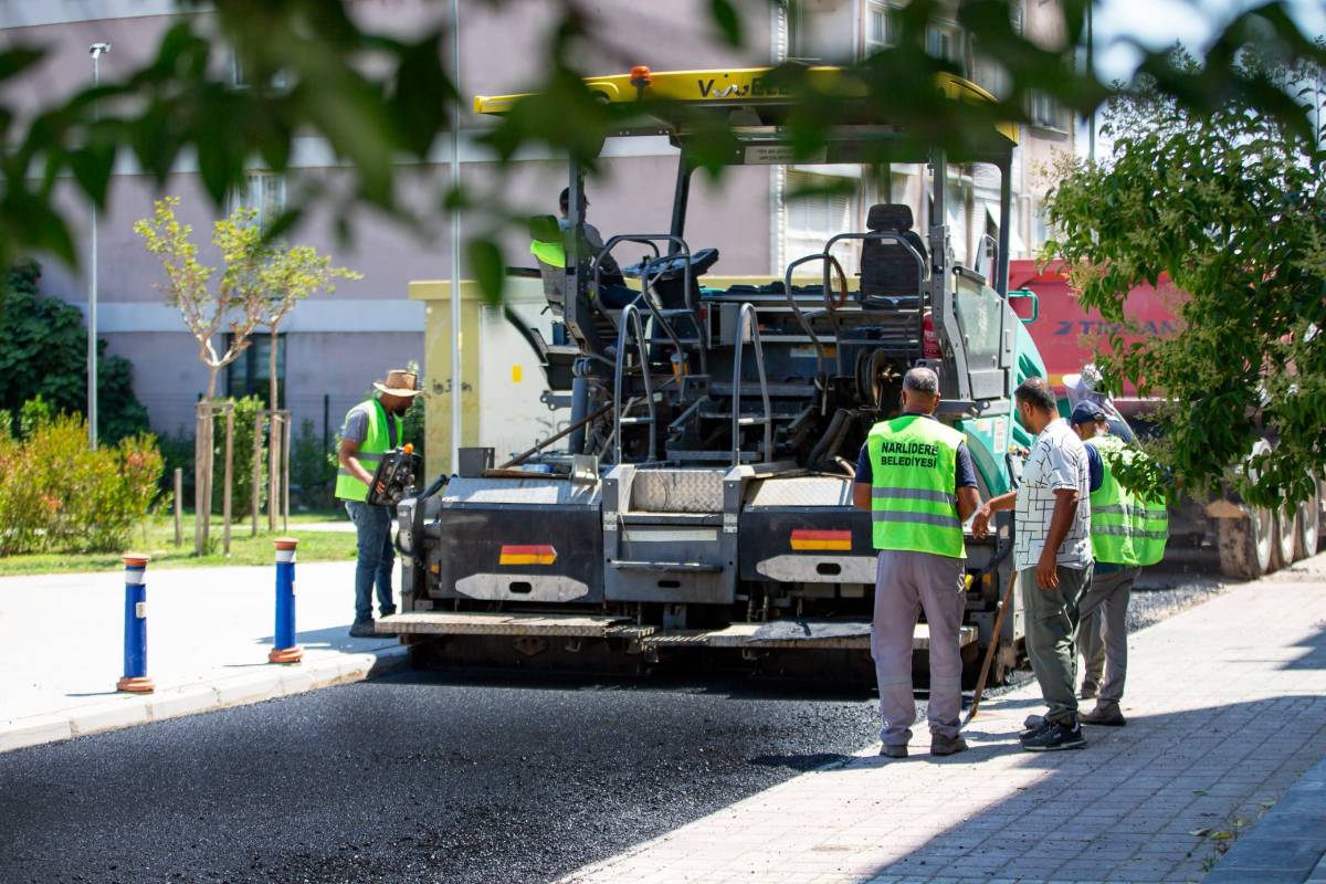 Başkan Uzun’dan asfalt serim çalışmalarına yerinde inceleme