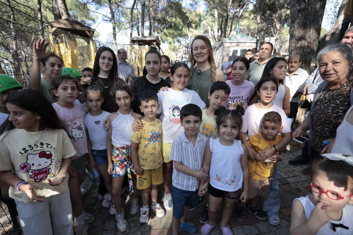 Başkan Mutlu Macera Parkı’nda çocuklarla bir araya geldi