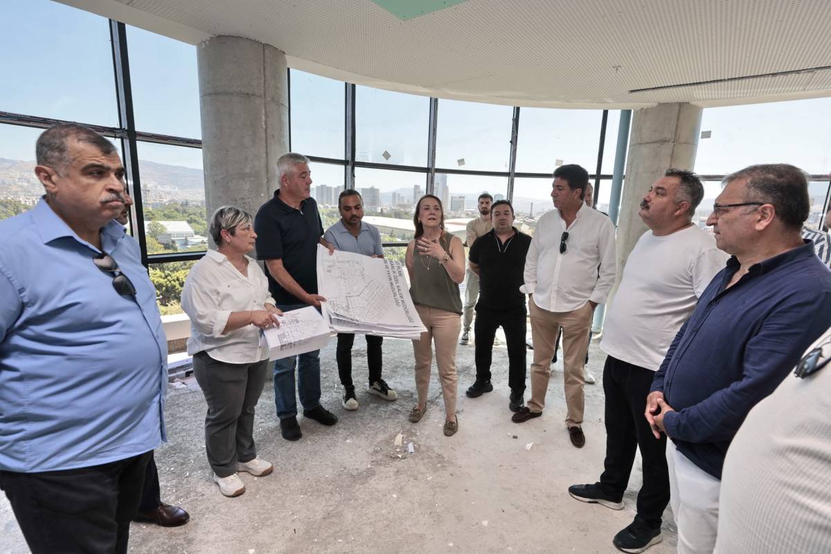 Konak’ın yeni hizmet binasında sona yaklaşıldı
